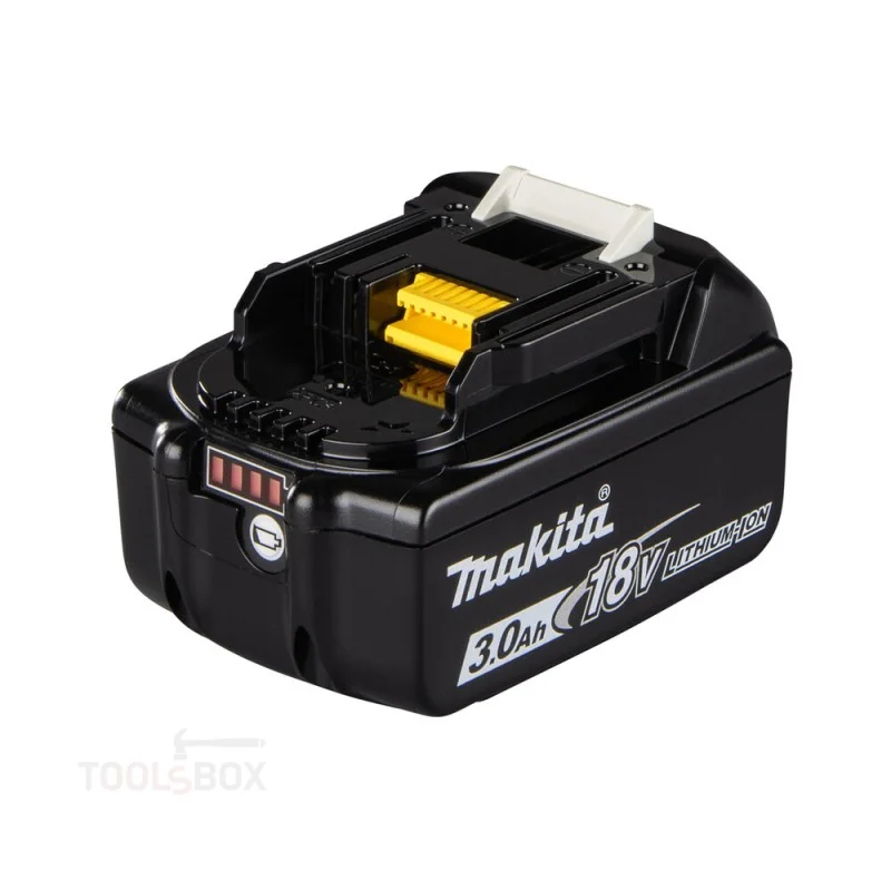 Charger and Battery Set - Makita, DC18RC + BL1830B, 18V, 3.0 Ah, 1914J5-6