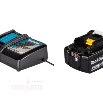 Комплект зарядно и батерия - Makita, DC18RC + BL1830B, 18V, 3,0 Ah, 1914J5-6