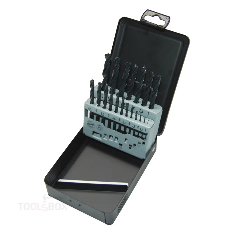 Milwaukee HSS-R Metal Drill Bit Set, 1-10 mm, 19 Pieces, 4932352468