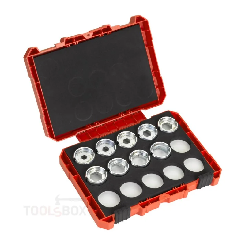 Crimping Die Kit - Milwaukee, DIN22 AL, 16-300 mm², 9 Pieces, 4932471998