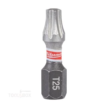 Ударен бит - Milwaukee, SHOCKWAVE Torx T25, 25 мм, 4932500375