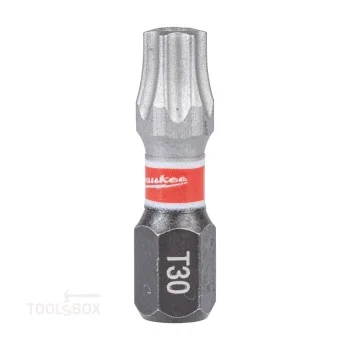 Ударен бит - Milwaukee, SHOCKWAVE Torx T30, 25 мм, 4932500376