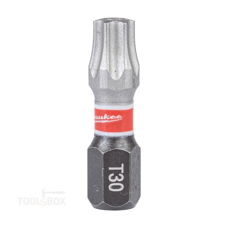Ударен бит - Milwaukee, SHOCKWAVE Torx T30, 25 мм, 4932500376