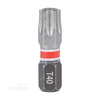 Ударен бит - Milwaukee, SHOCKWAVE Torx T40, 25 мм, 4932500377