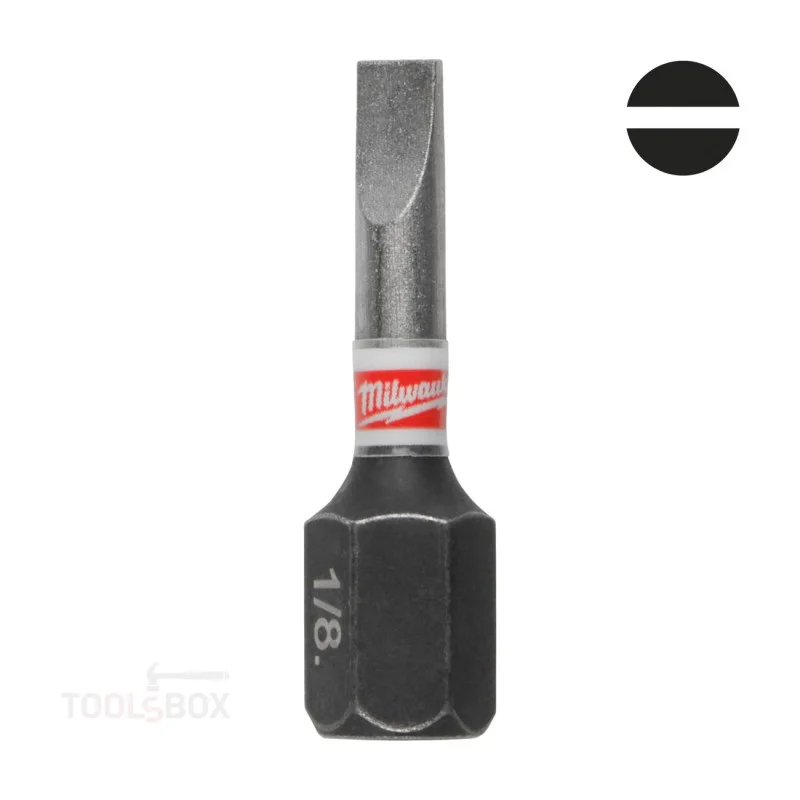 Ударен бит - Milwaukee, SHOCKWAVE SL 0,8 x 5,5 мм, 25 мм, 4932500387