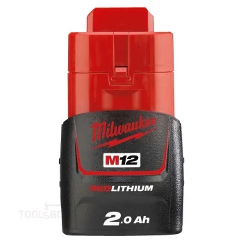 Акумулаторна батерия - Milwaukee, M12 B2, 12V 2.0 Ah, 4932430064