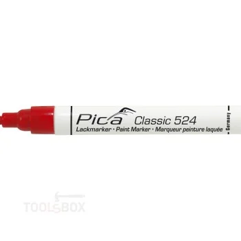 Permanent Paint Marker - Pica Classic 524, Red, 2-4 mm Round Tip, 524/40