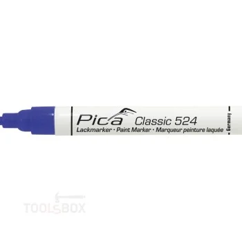 Permanent Paint Marker - Pica Classic 524, Blue, 2-4 mm Round Tip, 524/41