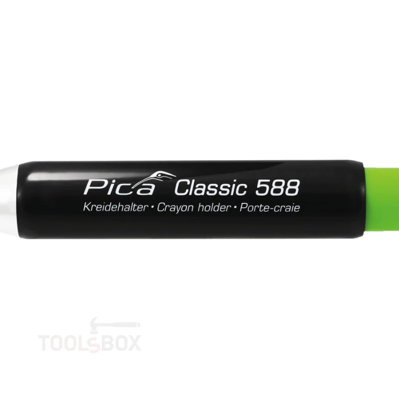 Chalk Holder - Pica Classic 588, with Push Mechanism and Metal Collet, for 11-12 mm Chalks, 588-10