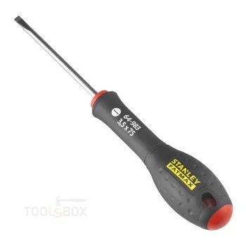 Parallel Screwdriver - Stanley FatMax, Slotted, 3.5 x 75 mm, 0-64-983