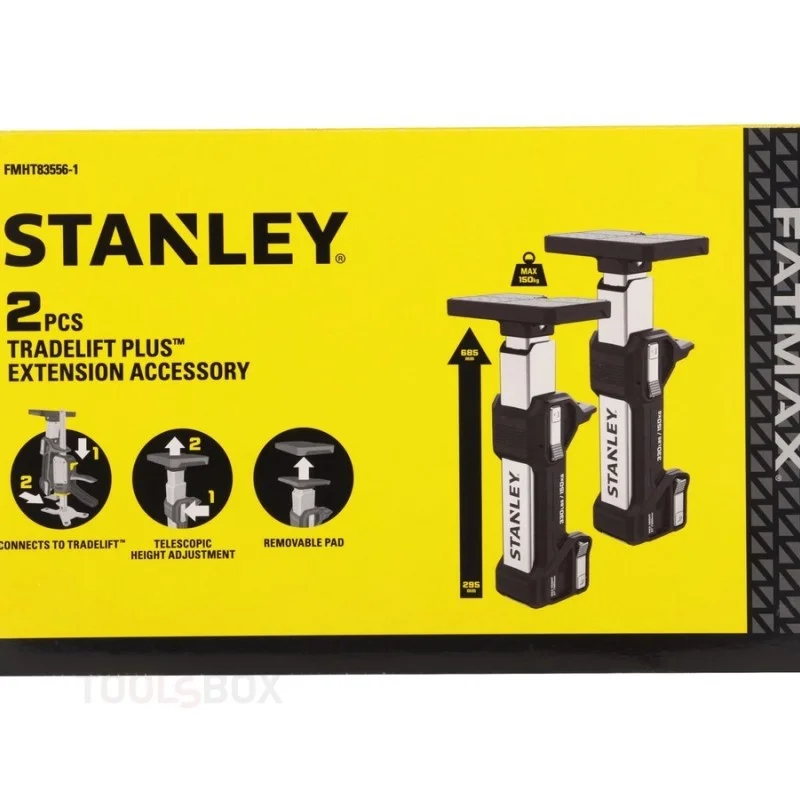 Комплект повдигащи плочи за ръчен повдигач STANLEY FMHT83556-1, 295-685 мм, 150 кг, 2 бр.