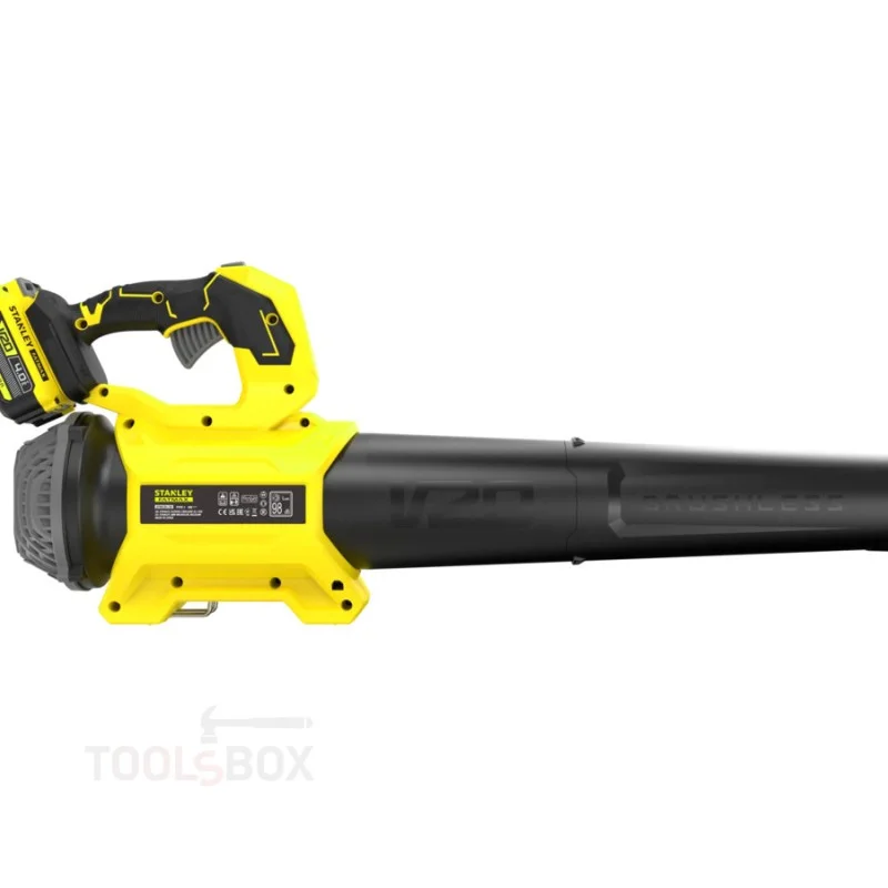 Stanley FatMax V20 SFMCBL730M1 Cordless Blower, 18V, brushless, with 4.0 Ah battery and charger