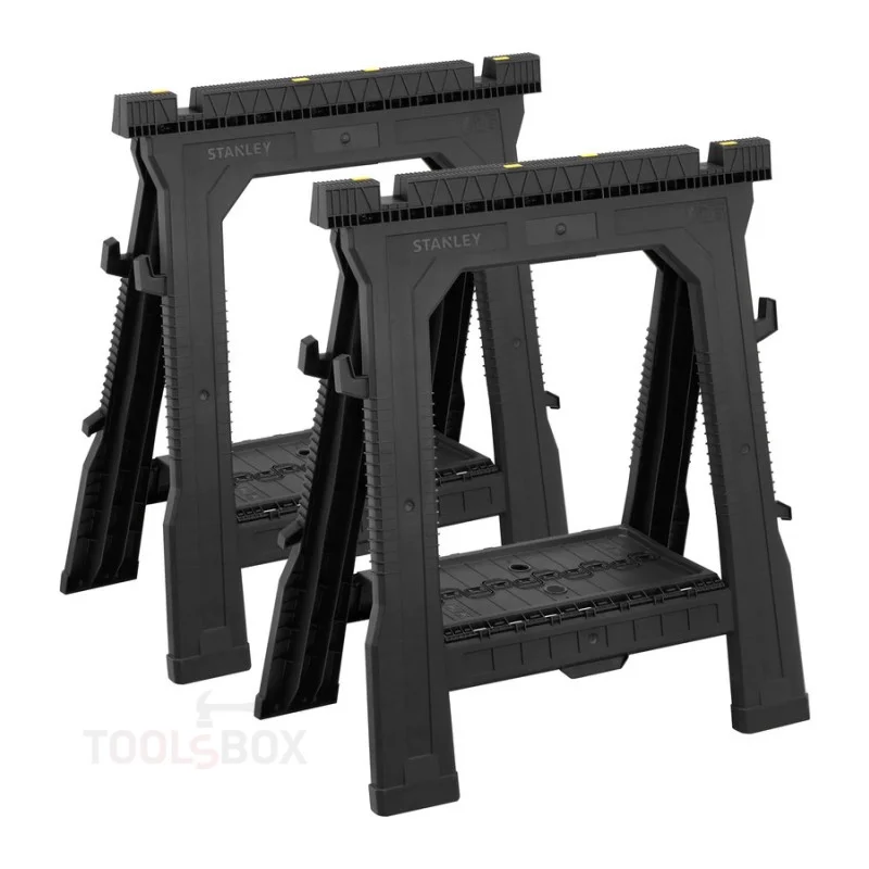 STANLEY STST1-70713 Folding Sawhorse Pair, 450 kg, 2 pcs