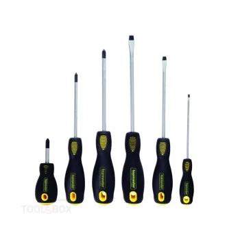 Screwdriver Set - TopMaster Professional, 6 Pieces, Chrome Vanadium, 225107