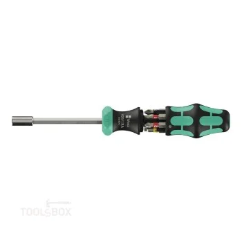 Отвертка с тресчотка и накрайници - Wera, Kraftform Kompakt 27 RA 1, 6 части, 05051517001