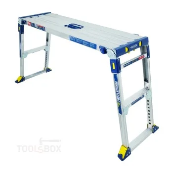 Алуминиева работна платформа Werner 79023 Adjustable PRO, 0,51-0,76 м, 136 кг