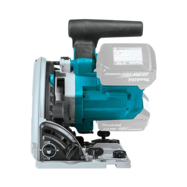 Циркуляр ръчен акумулаторен Makita DSP600ZJ, ф 165 мм, 18+18 V