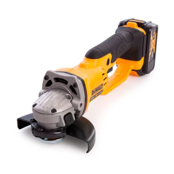 Ъглошлайф акумулаторен DeWALT DCG412M2, 18V, ф 125 мм, 4 Аh
