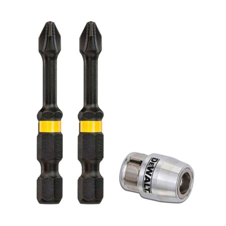 Магнитен адаптор и 2 накрайника PH2 Dewalt DT70536T, 50 мм