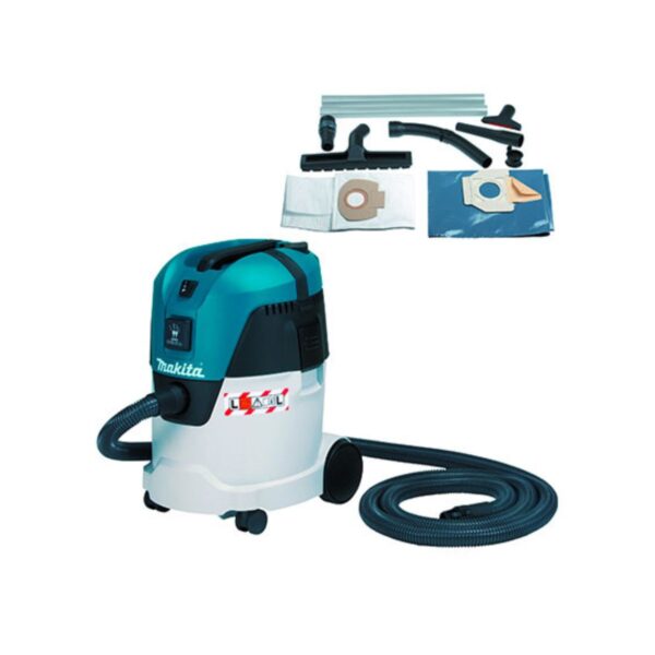 Прахосмукачка за сухо и мокро почистване Makita VC2512L, 1000 W, 25 L