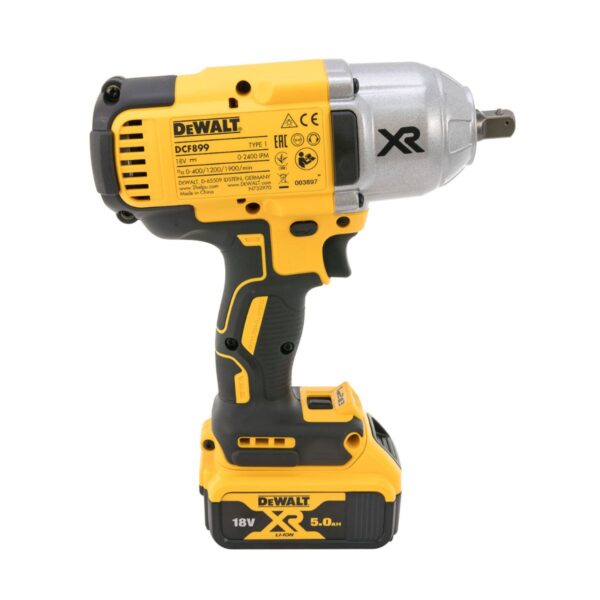 Ударен акумулаторен гайковерт DeWALT DCF899P2 комплект 18V безчетков