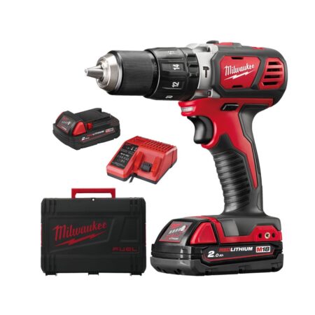 Ударен Акумулаторен Винтоверт Milwaukee M18BPD-202C, 18 V, 4933443515