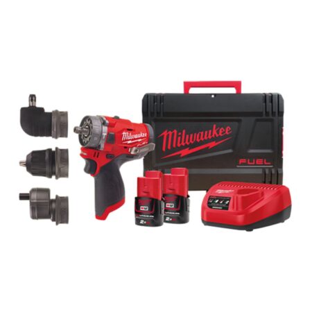 Ударен безчетков винтоверт с приставки Milwaukee M12FPDXKIT-202X, 12 V, 37 Nm