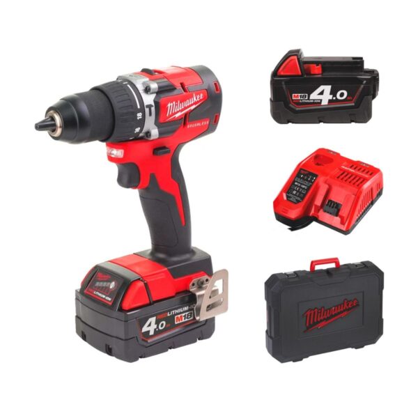 Ударен Безчетков Винтоверт Milwaukee M18 CBLPD-402C, 18 V, 60Nm