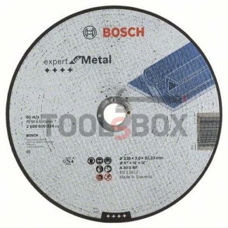 Диск за рязане на метал-прав Bosch A 30 S BF, 230 mm, 3,0 mm / 2608600324