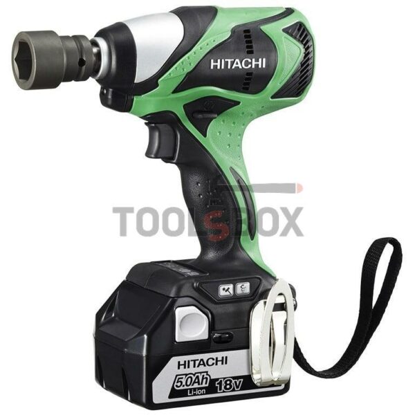 Гайковер ударен акумулаторен HITACHI WR18DBDL , 18V , 5.0Ah - КУФАР - Image 2