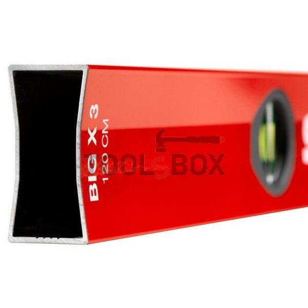 Нивелир алуминиев Sola BIG X 3 180, 1800 мм, 0.50 мм/м, 01373601 - Image 4