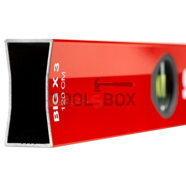 Нивелир алуминиев Sola BIG X 3 120, 1200 мм, 0.50 мм/м, 01373401 - Image 3