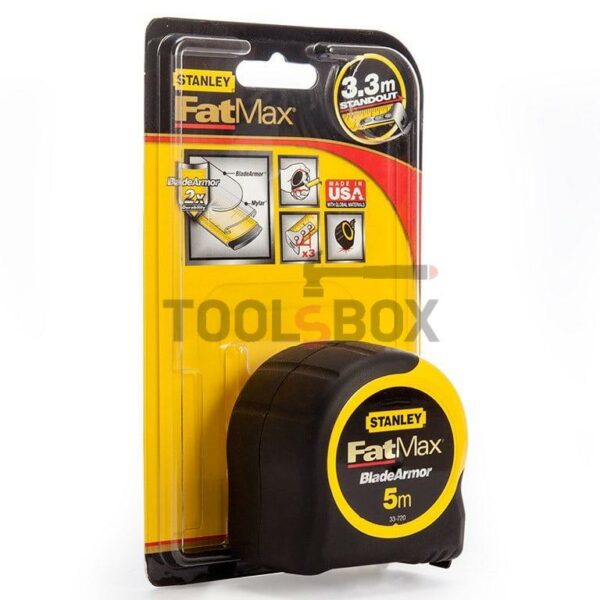 Ролетка противоударна STANLEY 0-33-720 FATMAX 5.0 м - Image 4