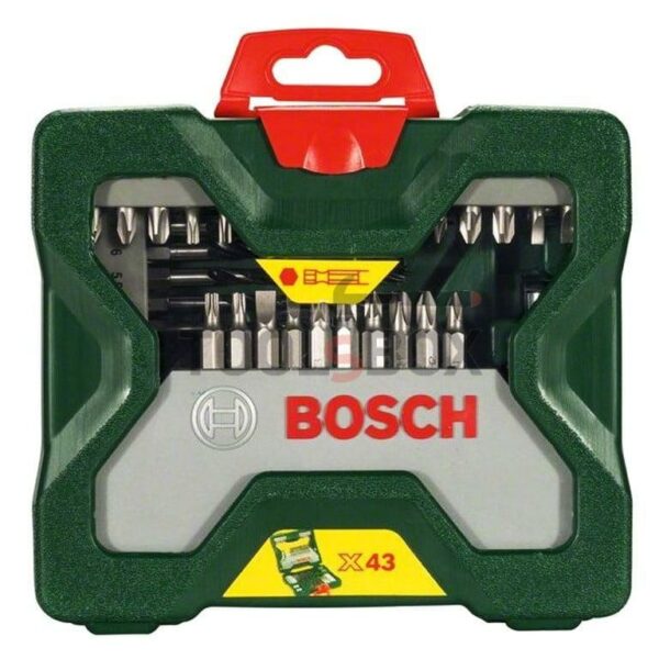 Комплект със свредла и накрайници Bosch 43 бр., 1/4", X-Line - Image 2