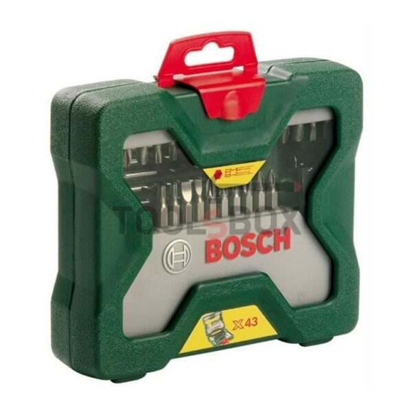 Комплект със свредла и накрайници Bosch 43 бр., 1/4", X-Line