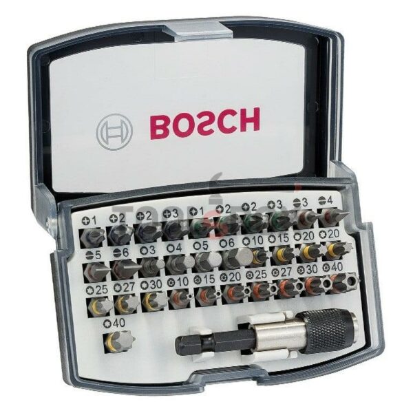 Накрайник с магнитен държач Bosch, комплект 32 бр. / 2607017319