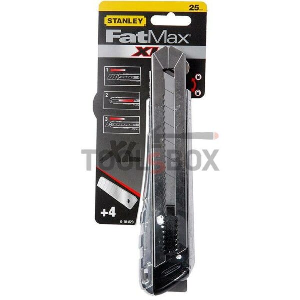 Нож макетен метален STANLEY 0-10-820 125 х 25 мм - Image 2