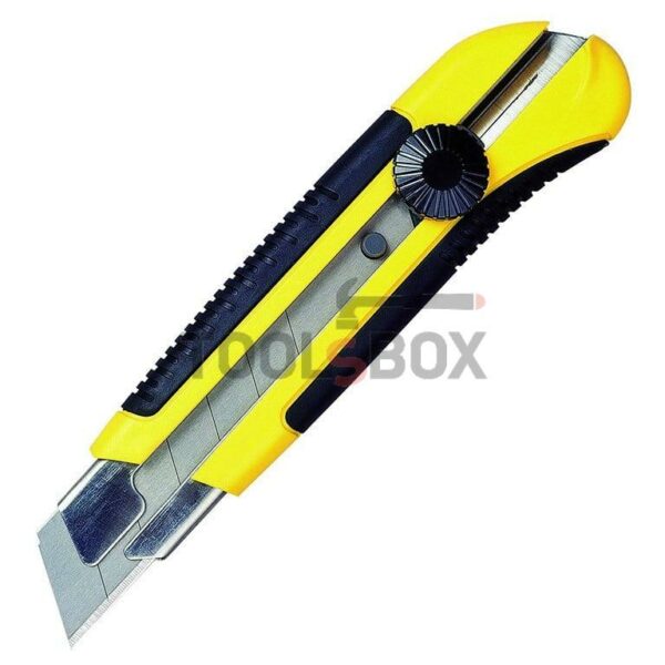 Нож макетен пластмасов с метален водач STANLEY 0-10-425 180 х 25 мм