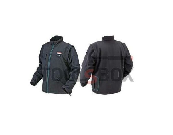 Работно зимно яке с подгряване Makita DCJ200ZL черно M, L, XL, XXL Спрян от Производство - Image 2