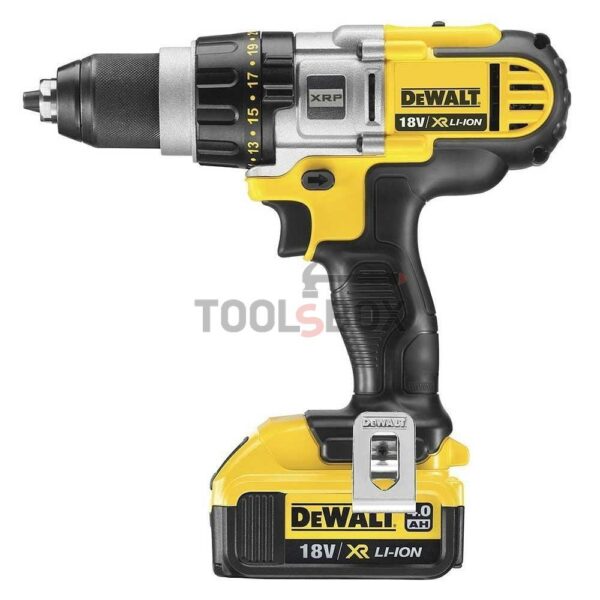 Винтоверт-бормашина акумулаторен DeWALT DCD980M2  , 18V , 2 батерии , зарядно и куфар - Image 2