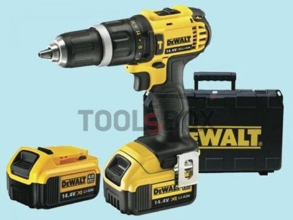 Винтоверт-бормашина ударен акумулаторен DeWALT DCD735M2 , 14.4V , 2 батерии , куфар и зарядно