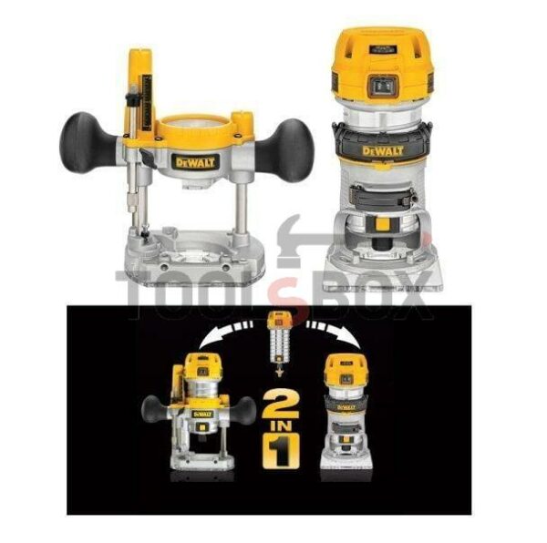 Оберфреза комбинирана DeWALT D26204K