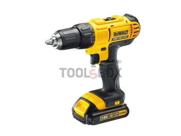 Винтоверт акумулаторен Dewalt DCD771C2 Li-Ion 18 V, 1.3 Ah, 42 Nm - Image 2