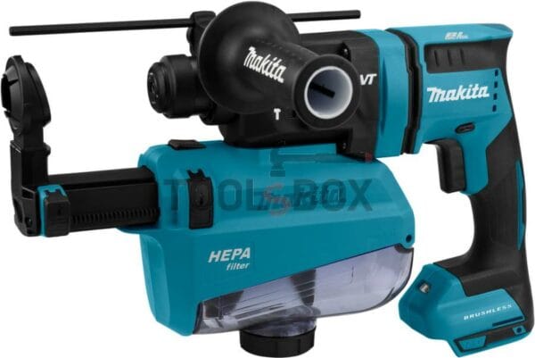 Акумулаторен перфоратор SDS-plus без батерия и зарядно Makita DHR182ZWJ / 18 V, 0-1350 об./мин, 0-5000 уд./мин, 1.7 J - Image 3