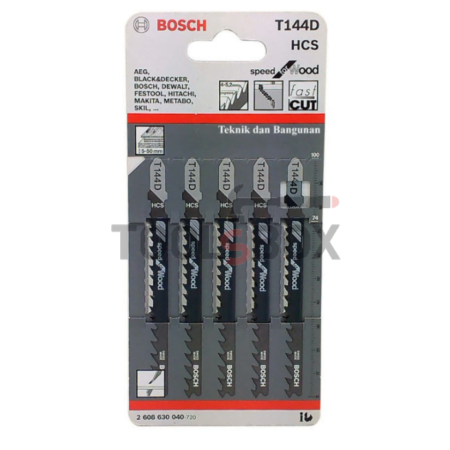 Нож за саблен трион Bosch T144D за дърво 2608630040