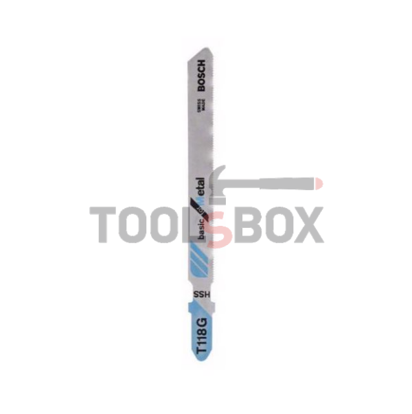 Нож за прободен трион Bosch Professional T118G за метал 2608631674