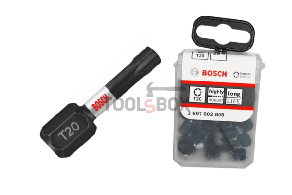 Накрайници Bosch 2607002805 TicTac Box Impact T20 25 mm, 25броя