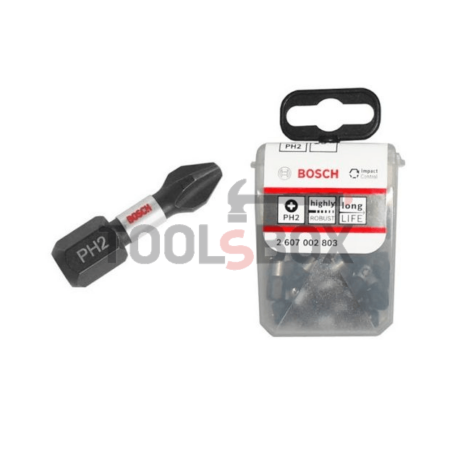 Накрайници Bosch 2607002803 TicTac Box Impact PH2 25 mm, 25броя