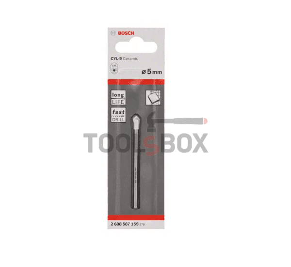 Свредло за стъкло/фаянс Bosch CYL-9 Ceramic 5x70 / 2608587159