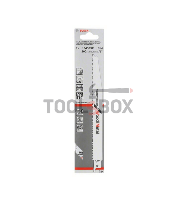 Нож за саблен трион за дърво и метал Bosch Progressor / 2608654405